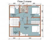 Каркасный дом 8х8 Октябрьский - превью 3