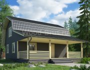 Каркасный дом 8х9 Кратово - превью  1