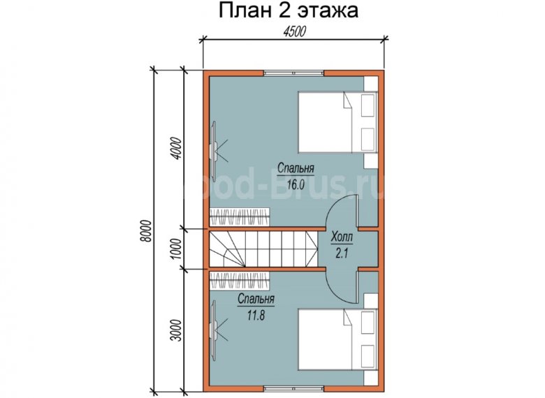 Каркасный дом 8х9 Кратово - фото 3