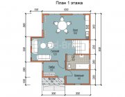 Каркасный дом 7.5х9 Запрудня - превью 2