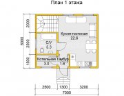 Дом по усадку 6х7 Флавий - превью 2