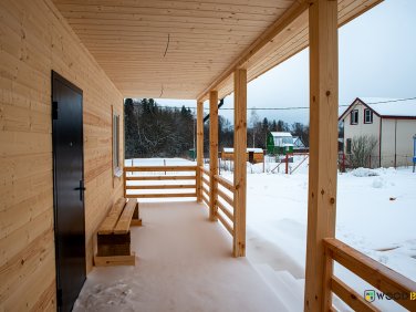 Каркасный дом 9х9 по проекту «Раменское» - фото - 4