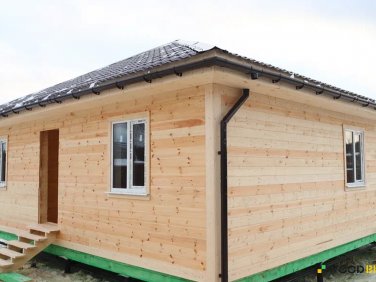 Каркасный дом 9х9 по проекту 