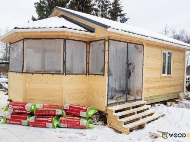 Баня из бруса 6х8 по проекту «Катарина» - фото - 5