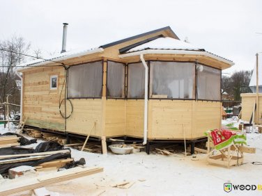 Баня из бруса 6х8 по проекту «Катарина» - фото - 4