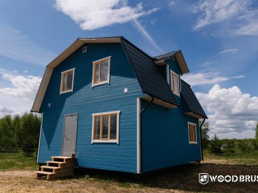 Каркасный дом 7х8 по проекту «Краснозаводск» - фото - 10