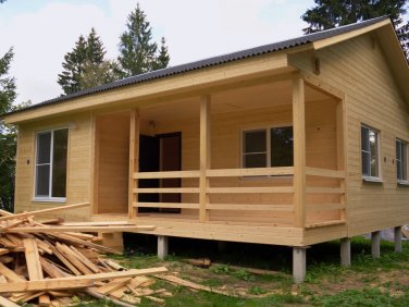  Каркасный дом 8х9 по проекту «Красково» - фото - 9