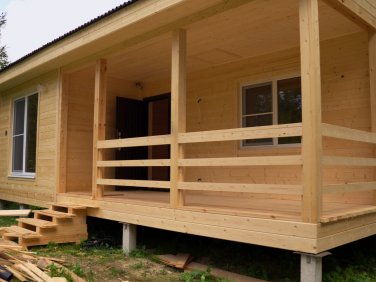  Каркасный дом 8х9 по проекту «Красково» - фото - 8