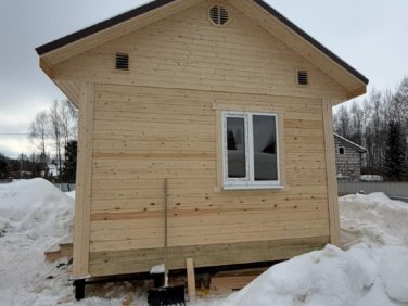 Баня из бруса 4х8 по проекту Ариана - фото - 4