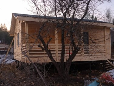 Каркасный дом 7,5х9 по проекту заказчика - фото - 3