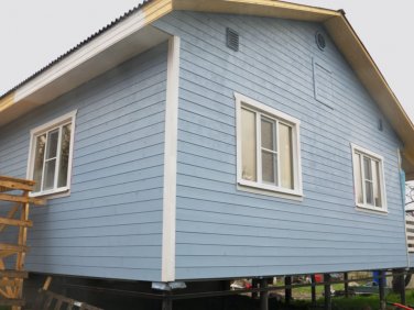 Каркасный дом 9х7.5 по проекту заказчика - фото - 4
