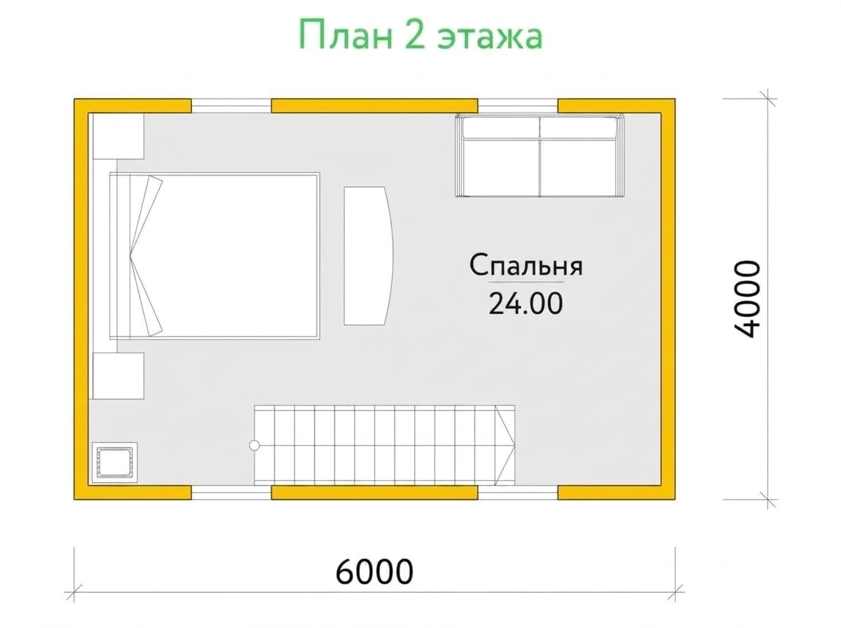 План 2 этажа