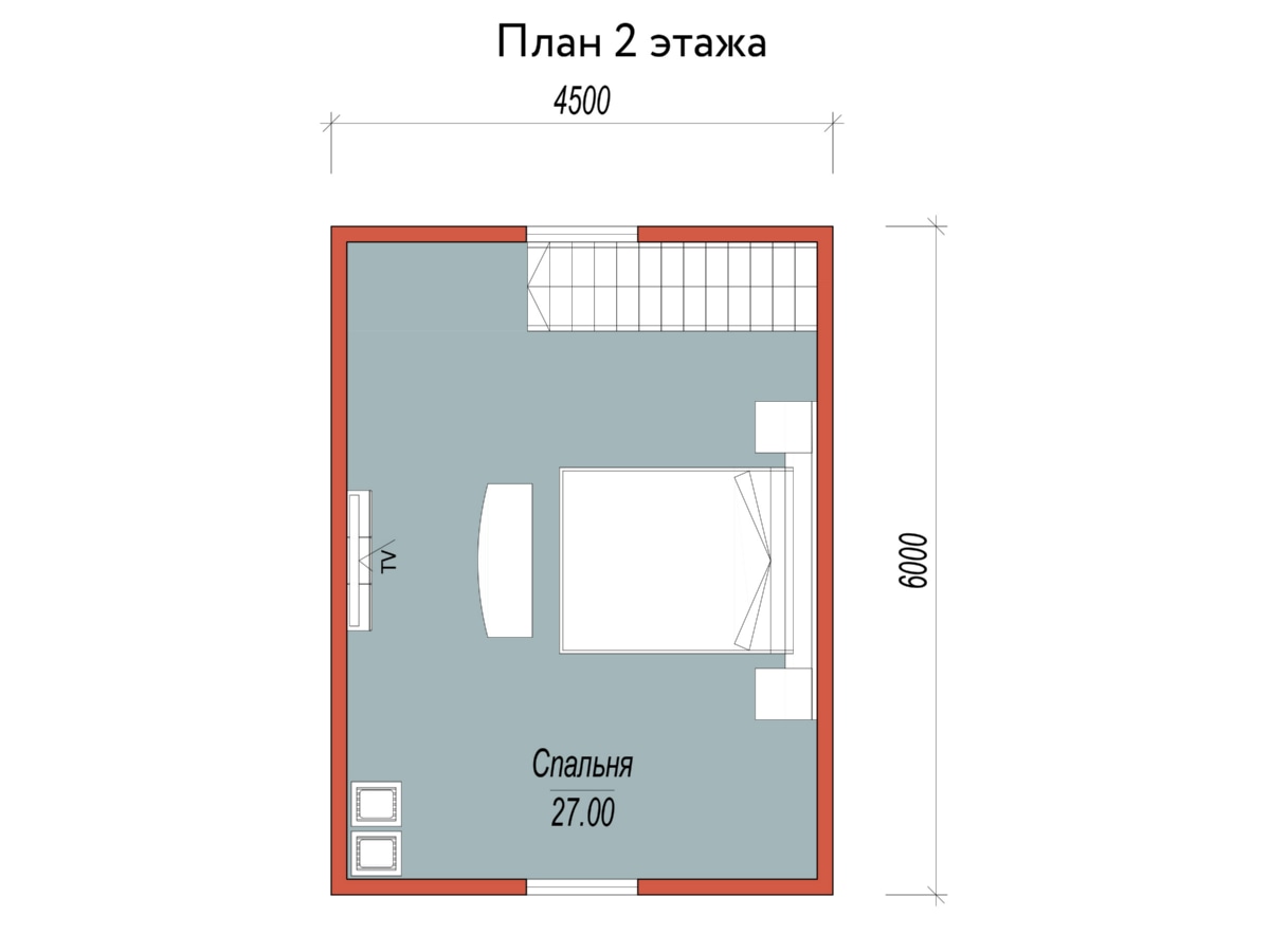 План 2 этажа