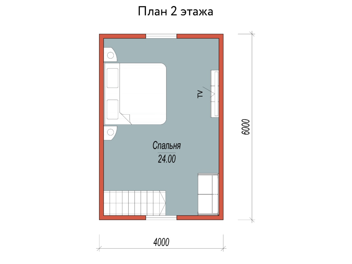 План 2 этажа