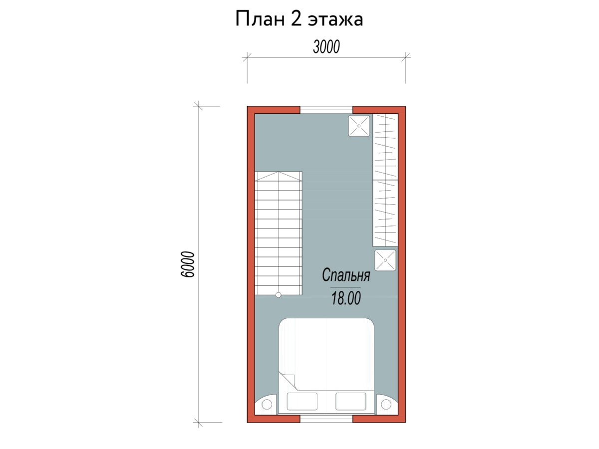 План 2 этажа