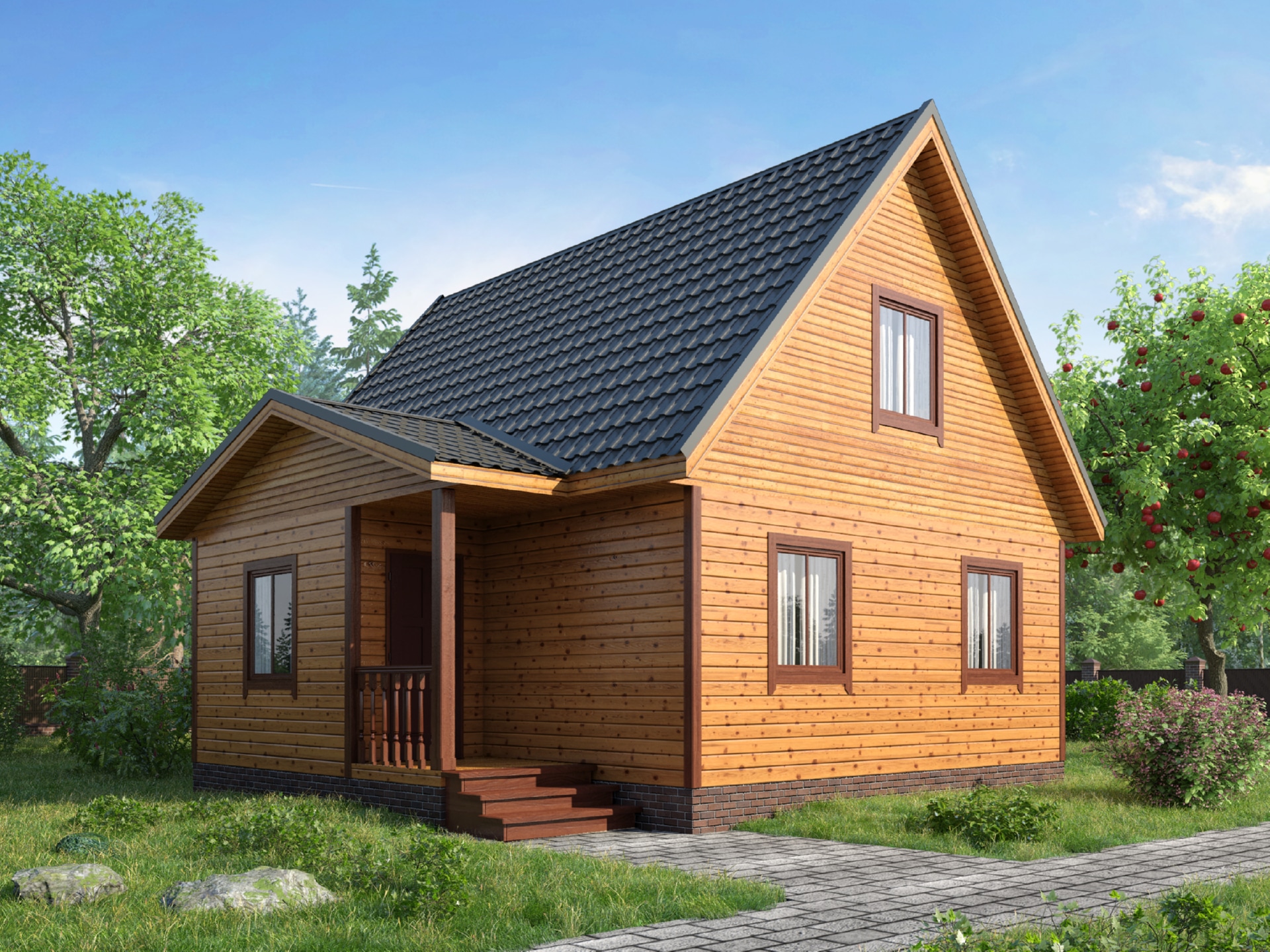 Дом из бруса «Эрленд»