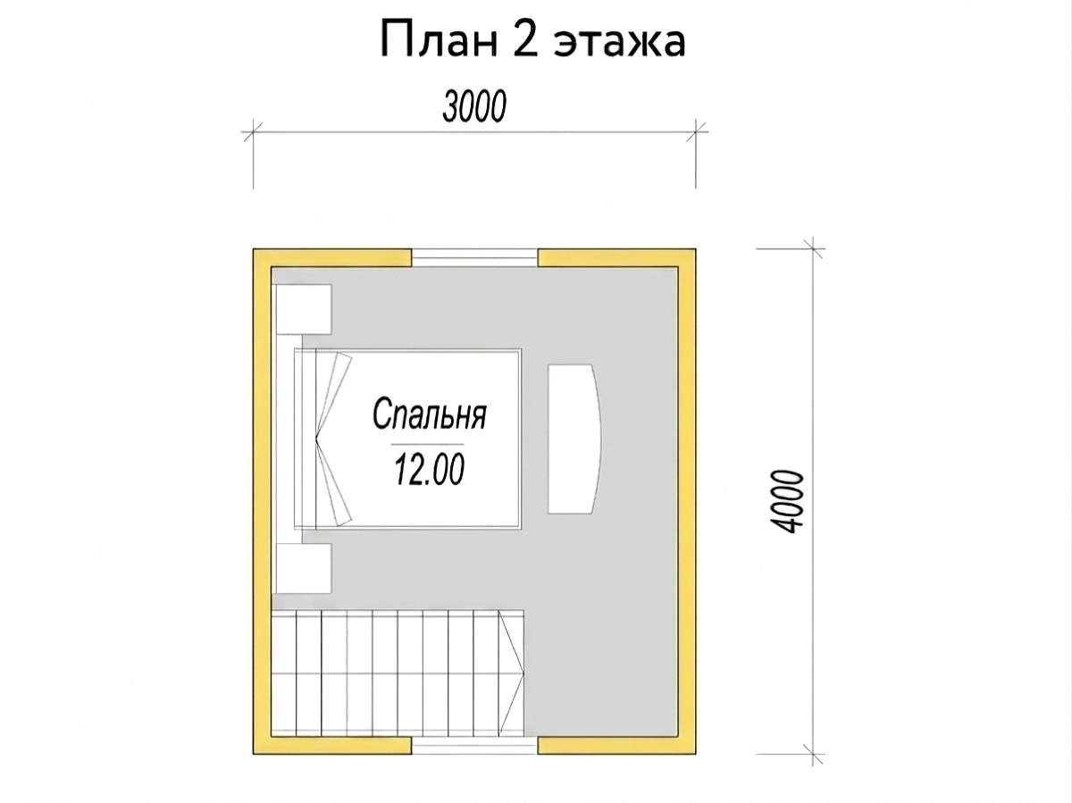 План 2 этажа