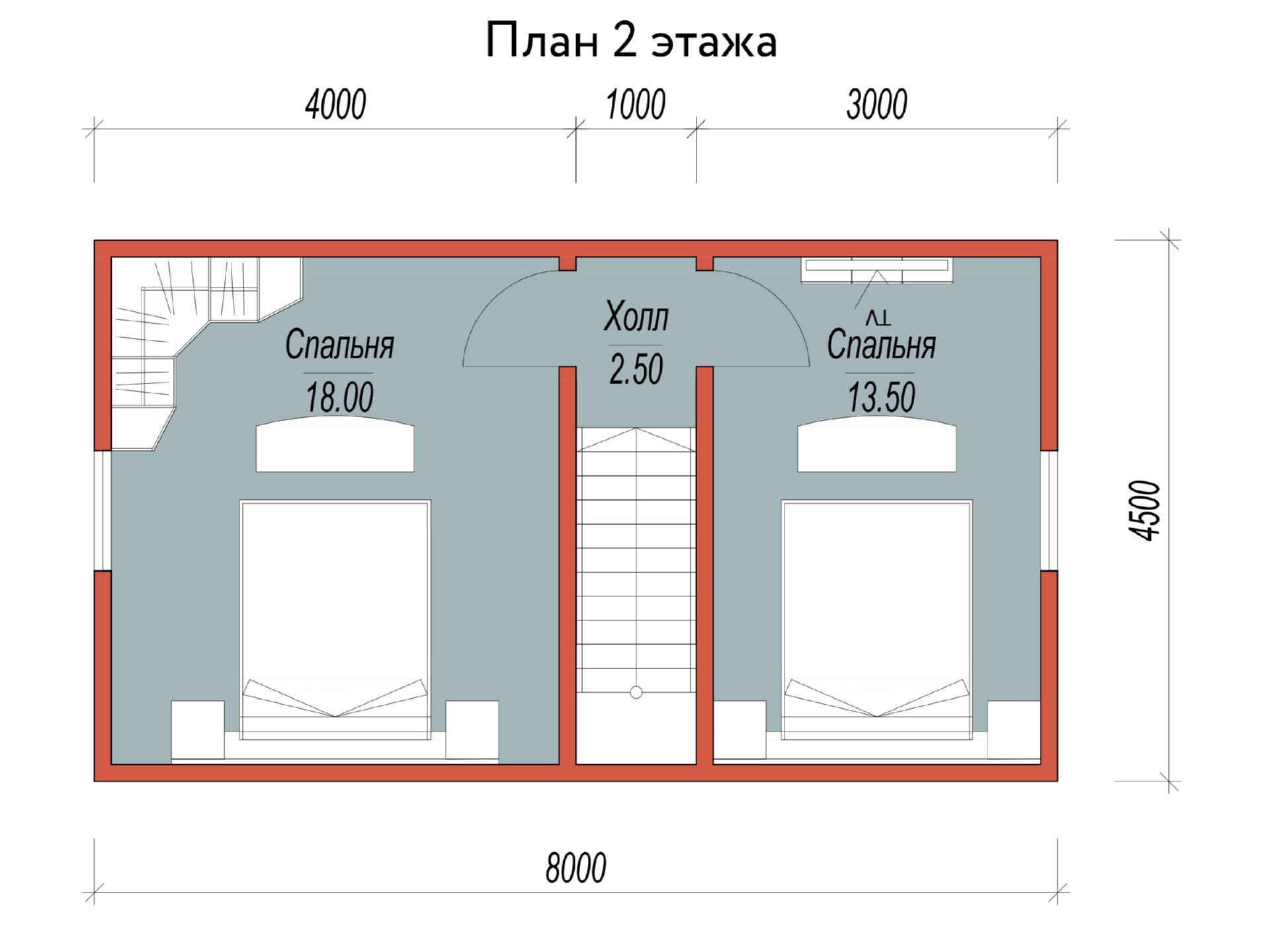 План 2 этажа