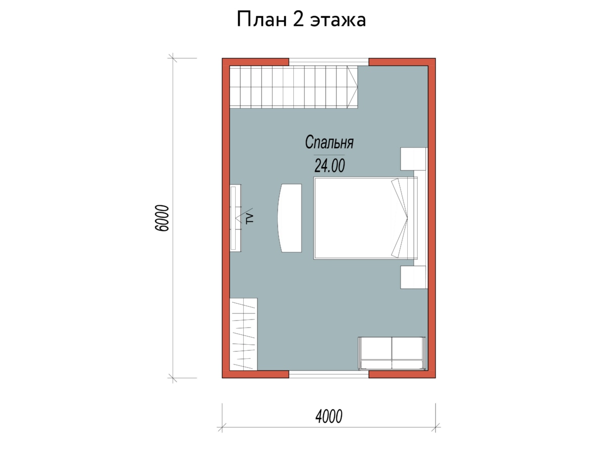 План 2 этажа