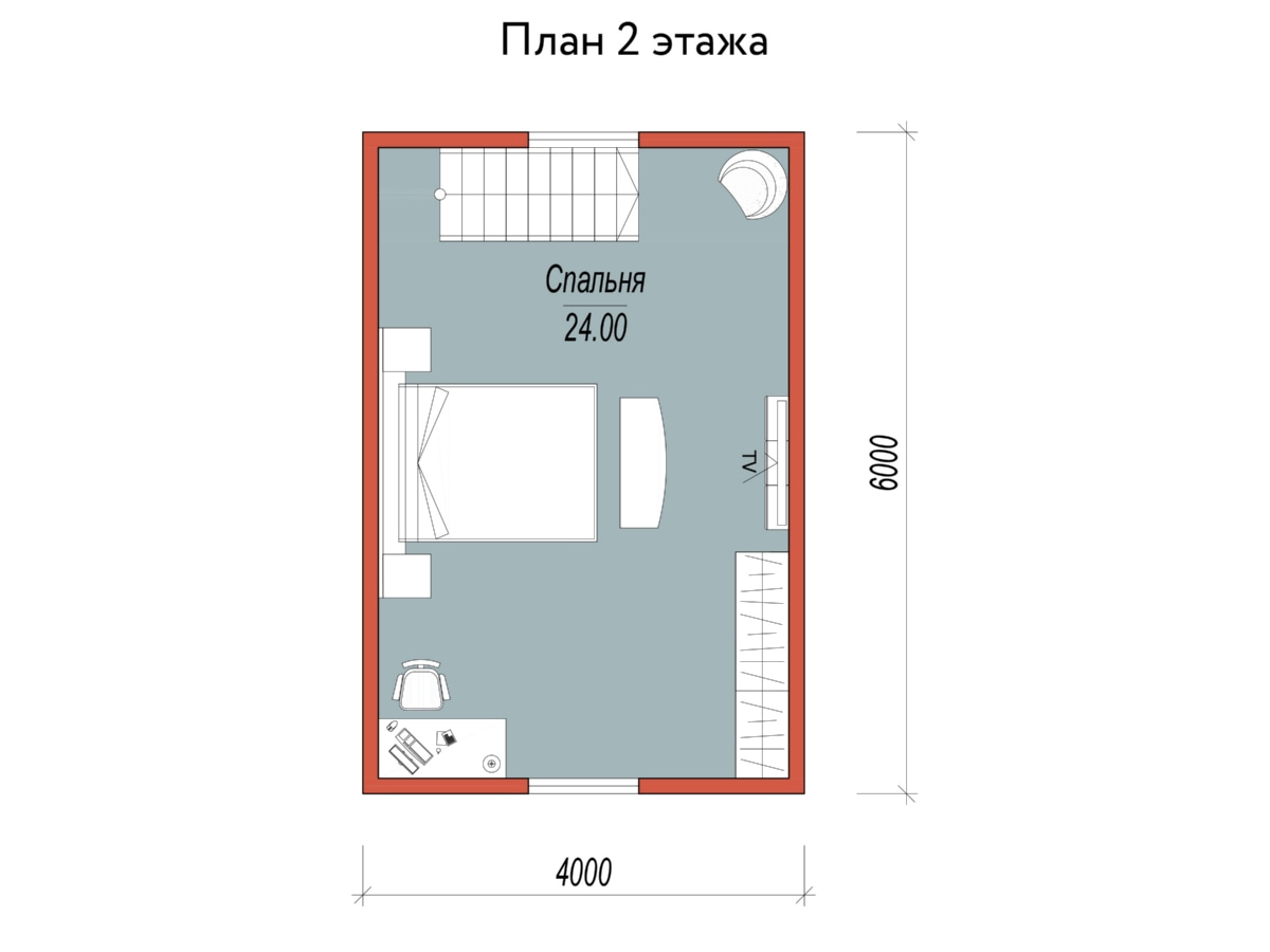 План 2 этажа