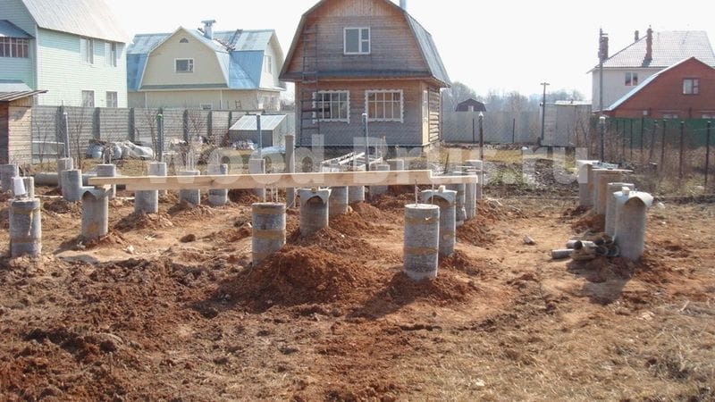 Выбираем фундамент для дома из бруса