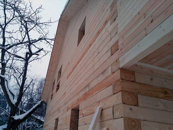 деревянный дом для пмж. фото